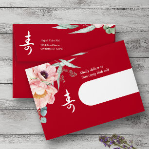 Vietnamese (Thiệp Mừng Thọ) Longevity Birthday Envelope
