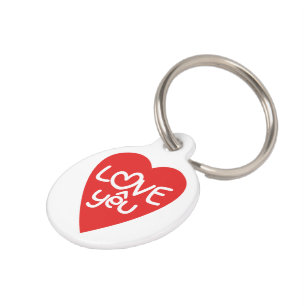 Vietnamese Valentine ♥ Love Yêu ♥ Asian Wordplay Pet Tag