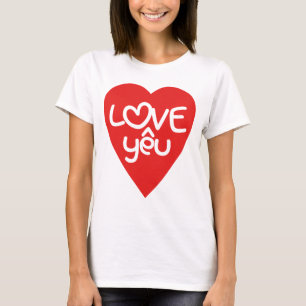 Vietnamese Valentine ♥ Love Yêu ♥ Asian Wordplay T-Shirt