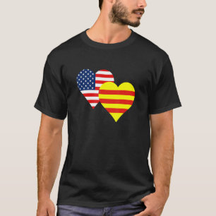 Vietnamese Vnch Flag Viet Nam Cong Hoa Heart T-Shirt