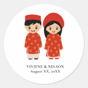 Vietnamese Wedding Sticker