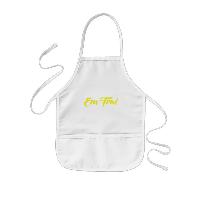 Vietnamese (Young) Brother - Em Trai ~ Tiếng Việt Kids Apron (Front)