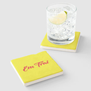 Vietnamese (Young) Brother - Em Trai ~ Tiếng Vi Stone Coaster