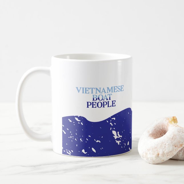VietnameseBoatPeople.org Coffee Mug (With Donut)