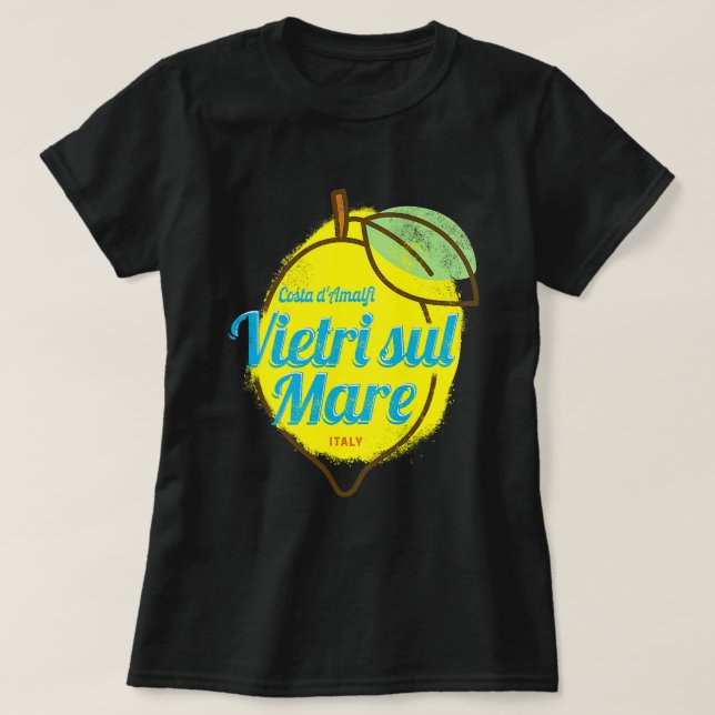 Vietri sul Mare Costa dAmalfi Lemon Italy Amalfi C T-Shirt (Design Front)