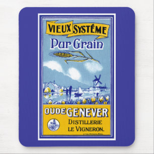 Vieux Systeme Pur Grain Mouse Pad
