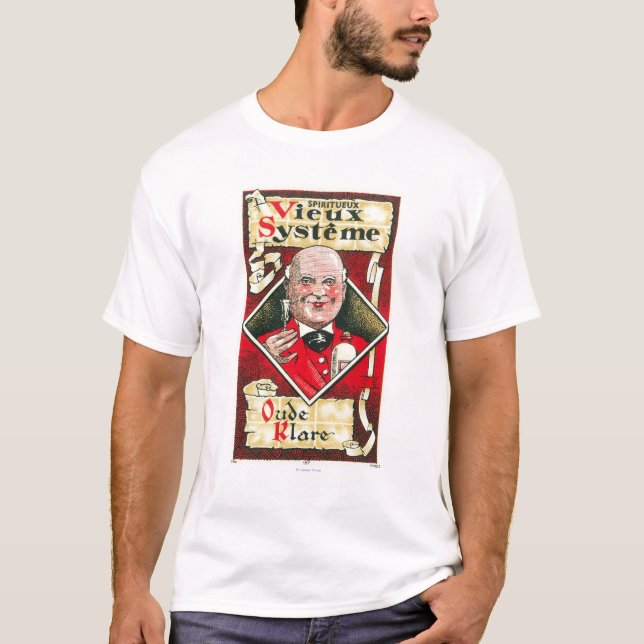 Vieux Systeme Wine LabelEurope T-Shirt (Front)