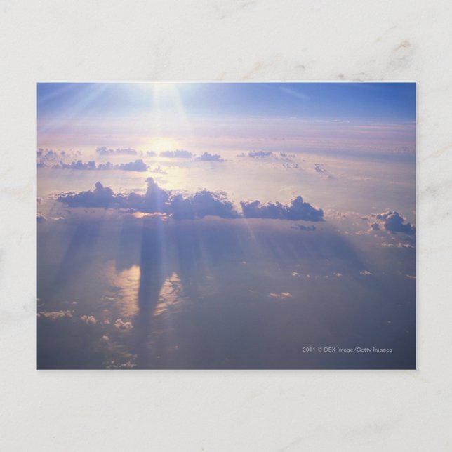 View above dense cloud postcard (Front)