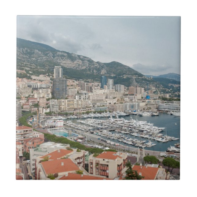 View across Monaco and Monte Carlo Tile (Front)