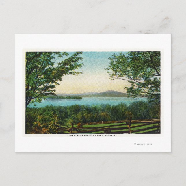 View Across Rangeley Lake Postcard (Front)