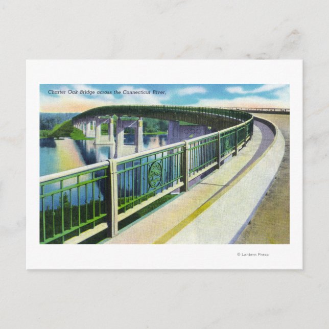 View across the Connecticut River Postcard (Front)