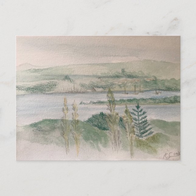 View across the River Postcard (Front)