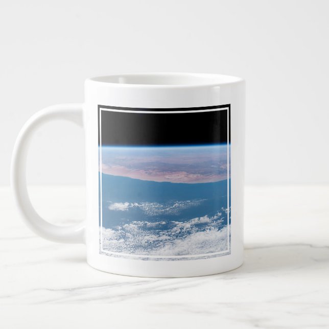 View Across The Southwest Coast Of Africa. Large Coffee Mug (Left)