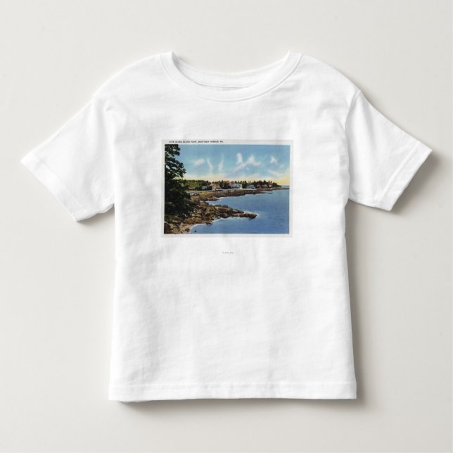 View Along Ocean Point, Homes by the Sea Toddler T-Shirt (Front)