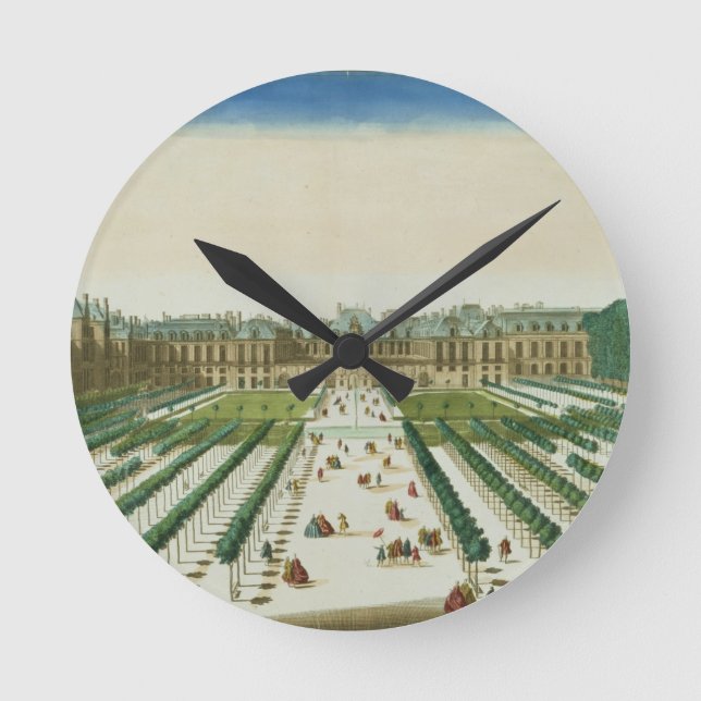 View and Perspective of the Palais Royal from the Round Clock (Front)