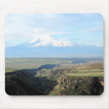 View at mountain Ararat from Armenian side
