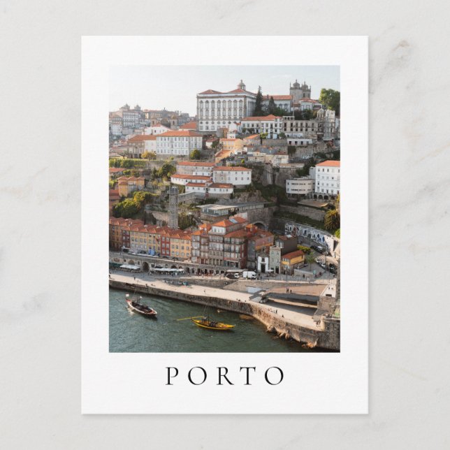 View at Porto city Postcard (Front)