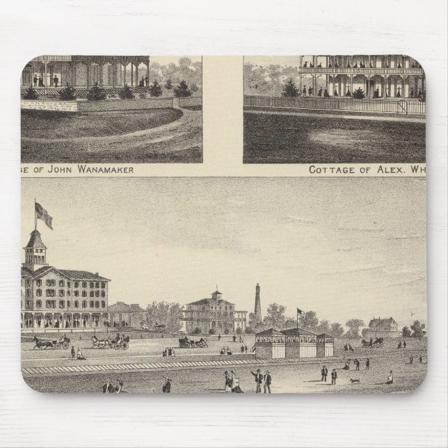 View at Sea Grove, Cape May Point Mouse Pad (Front)