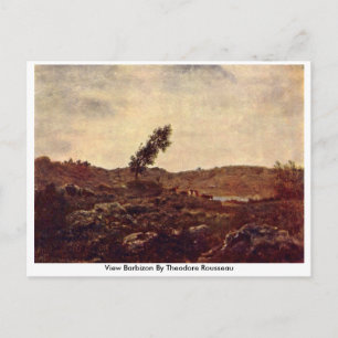 View Barbizon By Theodore Rousseau Postcard