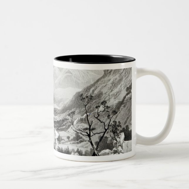 View between Senafe and Rahaguddy Two-Tone Coffee Mug (Right)