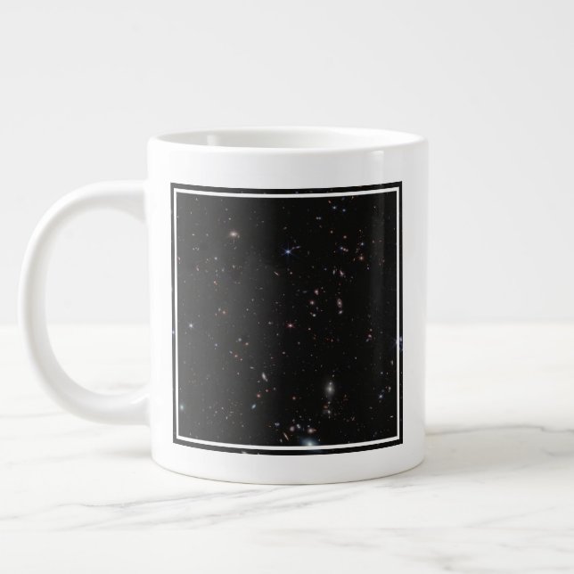 View Between The Pisces & Andromeda Constellations Large Coffee Mug (Left)