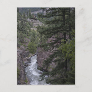 view @ box canyon falls walkway postcard