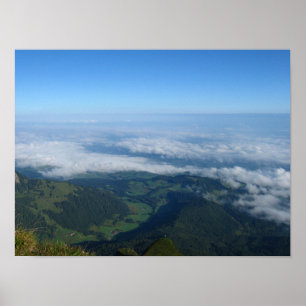 View form Pilatus, Alps Poster