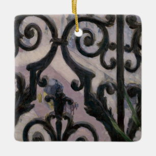 View from a Balcony Ceramic Ornament
