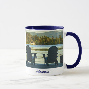 View from Adirondack Chairs in the Adirondacks, NY Mug