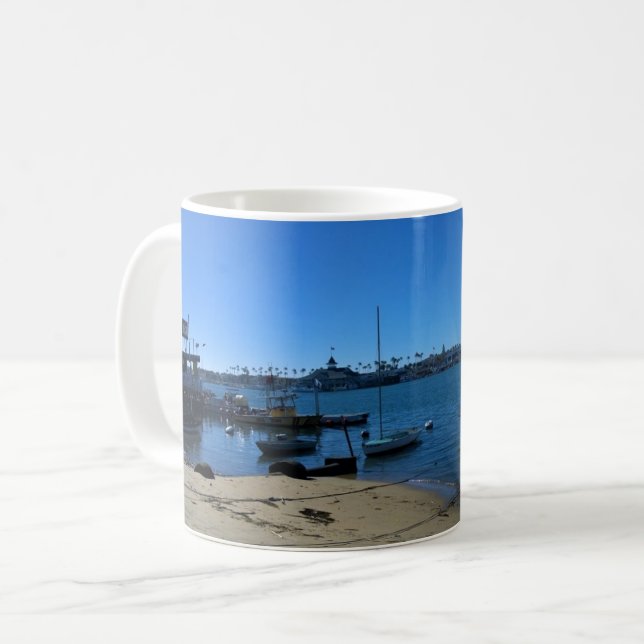 View from Balboa Island, Newport Beach, California Coffee Mug (Front Left)