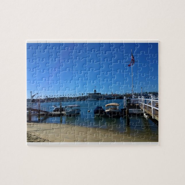 View from Balboa Island, Newport Beach, California Jigsaw Puzzle (Horizontal)