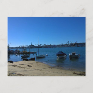 View from Balboa Island, Newport Beach, California Postcard