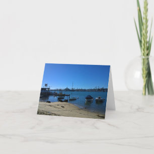 View from Balboa Island, Newport Beach, California Thank You Card