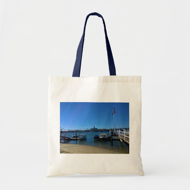 View from Balboa Island, Newport Beach, California Tote Bag (Front)