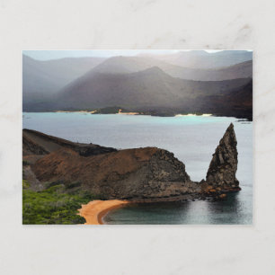 View From Bartolome Peak in The Galapagos Islands Postcard
