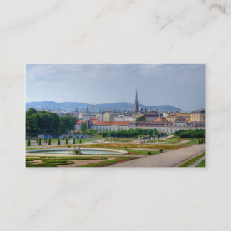 View From Belvedere Over Vienna Austria Business Card