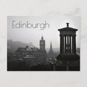 View from Calton Hill, Edinburgh, Scotland Postcard
