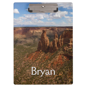 View from Canyon Rim Trail at Colorado Monument Clipboard