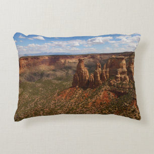 View from Canyon Rim Trail at Colorado Monument Decorative Cushion