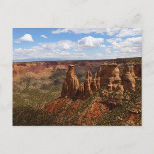 View from Canyon Rim Trail at Colorado Monument Postcard