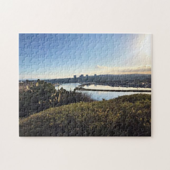 View from Castaways Park, Newport Beach, CA Jigsaw Puzzle (Horizontal)