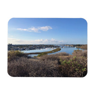 View from Castaways Park, Newport Beach, CA Magnet