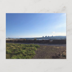 View from Castaways Park, Newport Beach, CA Postcard