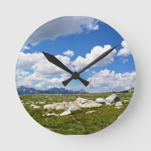 View from Gaylor Lakes Trail, Tioga Pass, CA Round Clock