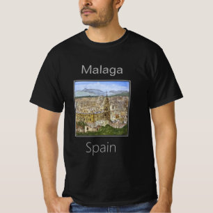 View from Gibralfaro Castle, Malaga, Spain T-Shirt