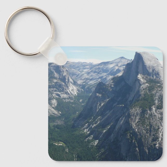 View from Glacier Point in Yosemite National Park Key Ring (Front)