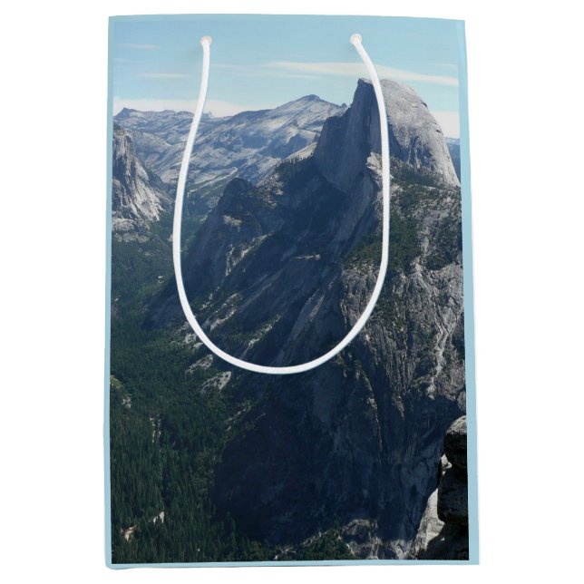 View from Glacier Point in Yosemite National Park Medium Gift Bag (Front)