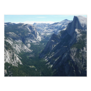 View from Glacier Point in Yosemite National Park Photo Print