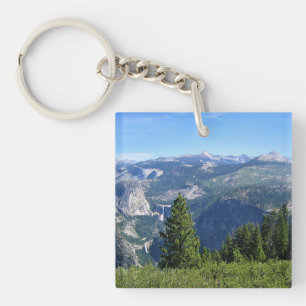 View from Glacier Point, Yosemite, CA Key Ring