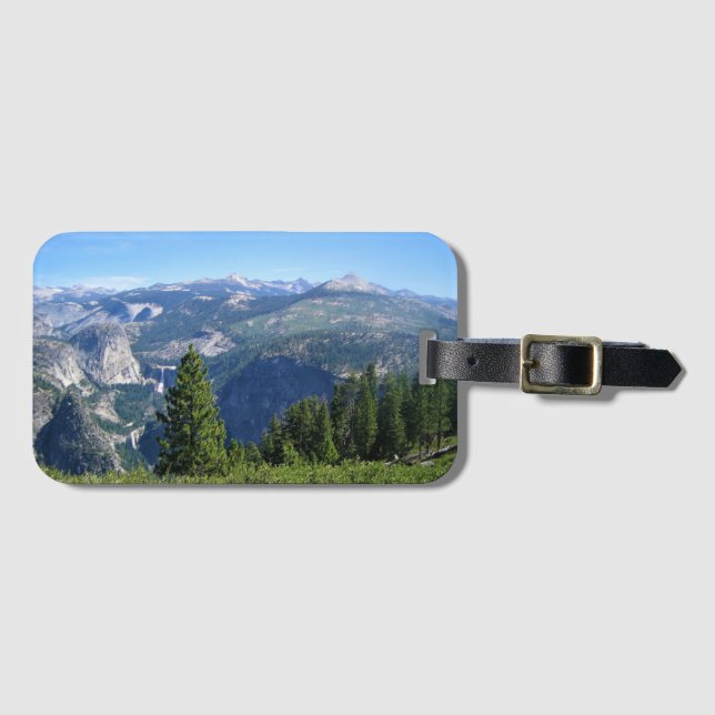 View from Glacier Point, Yosemite, CA Luggage Tag (Front Horizontal)